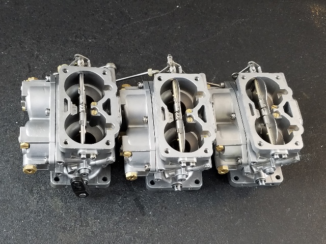 6N9-14301-02-00 Yamaha 1994-1995 Carburetor Set 150 175 200 HP V6 REBUILT!