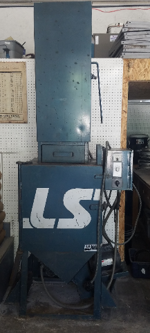 LS Industries Airless Steel Shot Blast Cabinet Basket Blaster