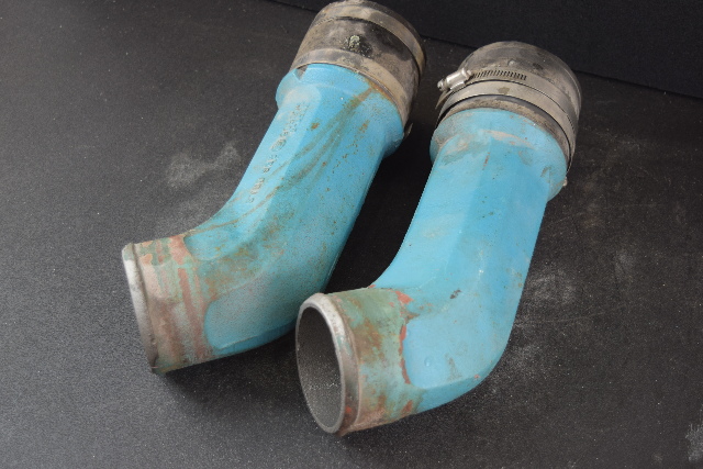 1977-1979 OMC Cobra Sterndrive Adapter Elbow Set 909374 909375 240 HP V8 990251N