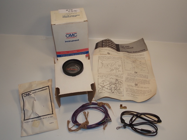 New in box Johnson Evinrude OMC Trim Position Indicator Gauge 172925 174092
