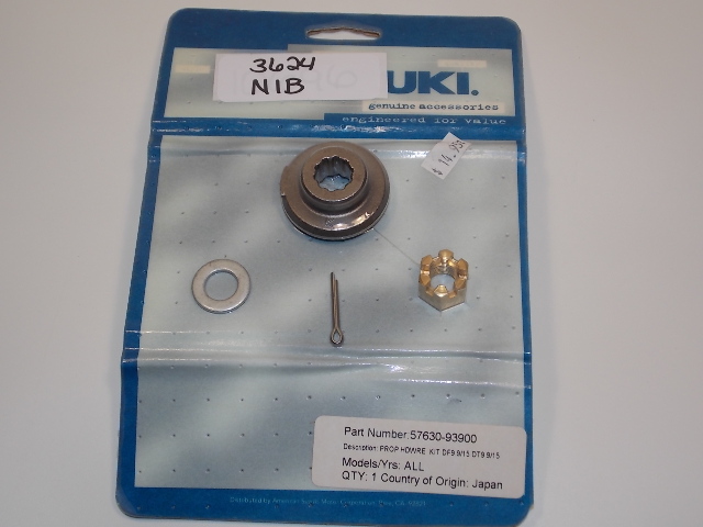 NEW Suzuki Prop Hardware Kit 57630-93900 2004-2011 & later DF DT 9.9 15 HP