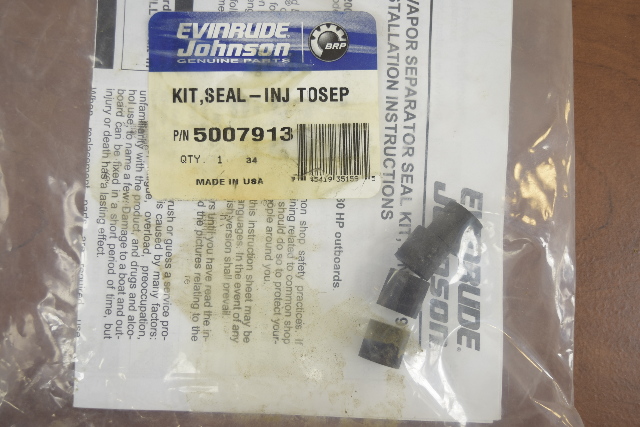 NEW Johnson Evinrude Injector Seal Kit 2009-2012 and newer 15 25 30 HP 5007913