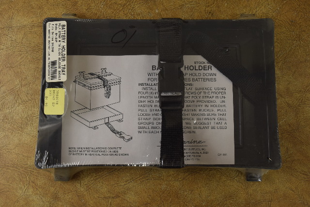 NEW Battery Holder Tray Poly Strap With Quick Release Buckle BH24P