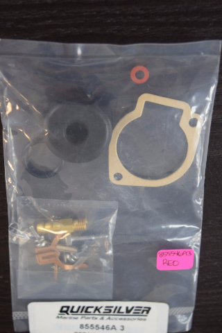 NEW! 1993-1998  Mercury Quicksilver Carburetor Repair Kit 855546A3 3.3 HP