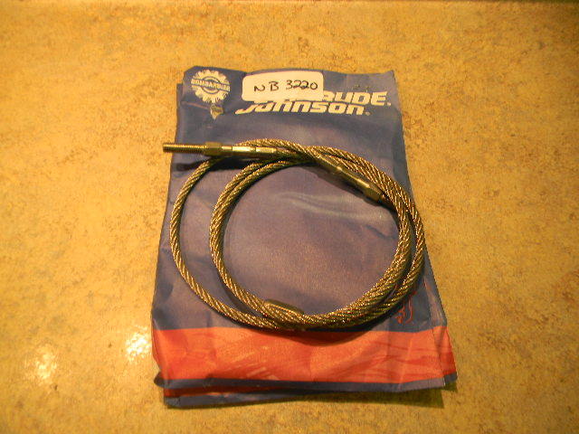 New OMC Trolling motor Bow Arm Cable Assy 397937 55 inches Used from 1987-1999