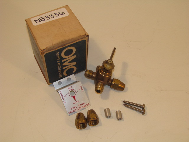 NEW Johnson Evinrude OMC 171644 Three Way Valve Adapter Kit 1972-1981