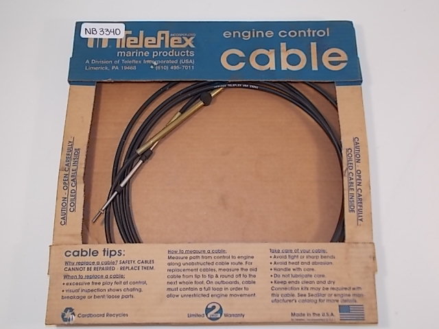 NEW Teleflex Marnier 15' Shift & Throttle Control Cable CC21015