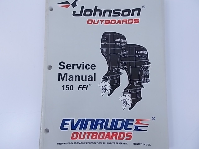 Johnson Evinrude Shop Service Manual Book 1997 150 FFI 507350