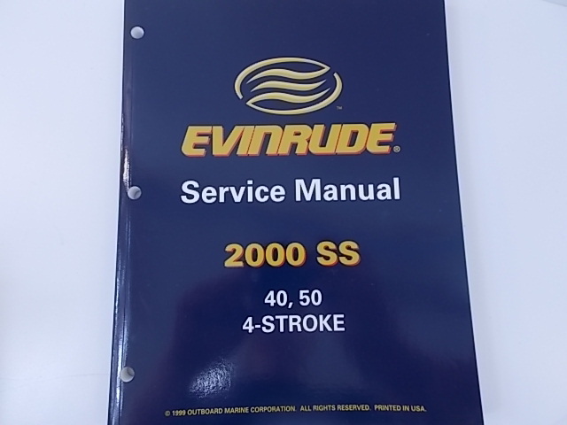 Evinrude Shop Service Manual Book 2000 SS 40,50 4-Stroke 787061