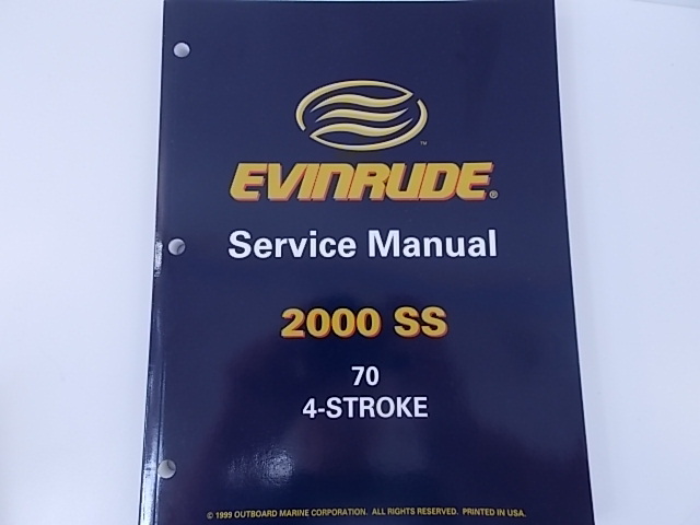 Evinrude Shop Service Manual Book 2000 SS 70 4-Stroke 787062