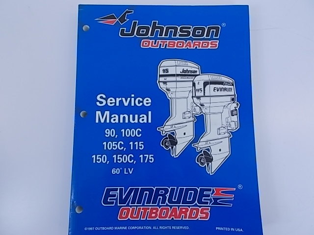 Johnson Evinrude Service Manual 90 100C 105C 115 150 150C 175 60LV 1998 520210