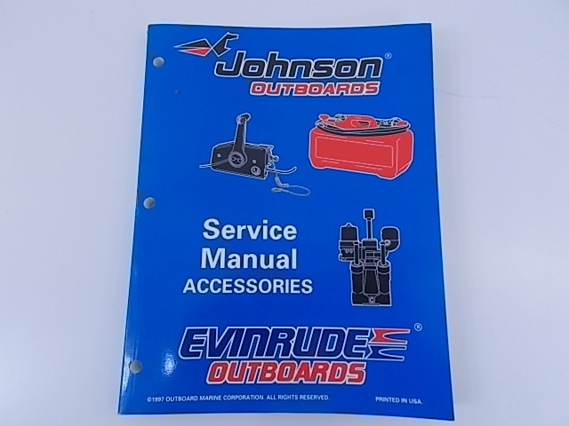 Johnson Evinrude Service Manual Accessories 1998 520213