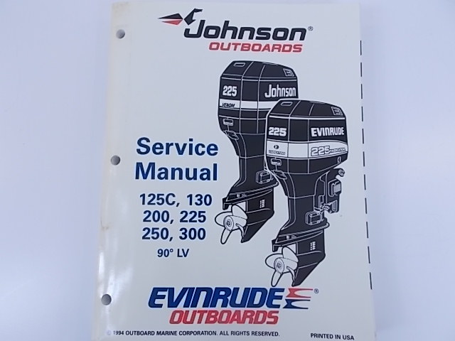 Johnson Evinrude Serivce Manual 125C 130 200 225 250 300 1995 503152