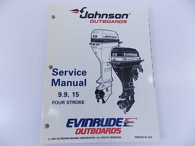 Johnson Evinrude Service Manual 9.9 15 4 stroke 1995 503140