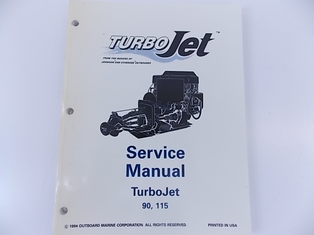 Johnson Evinrude Turbo Jet Service Manual 90 115 1995 503141