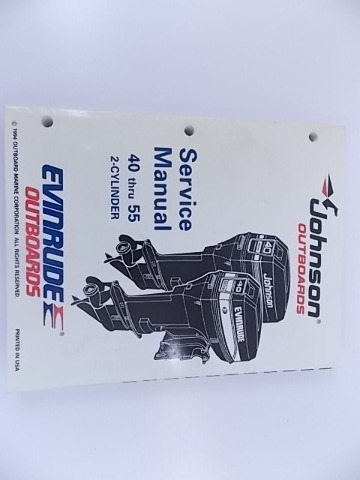 Johnson Evinrude Service Manual 40 through 55 2-Cylinder 1995 503148