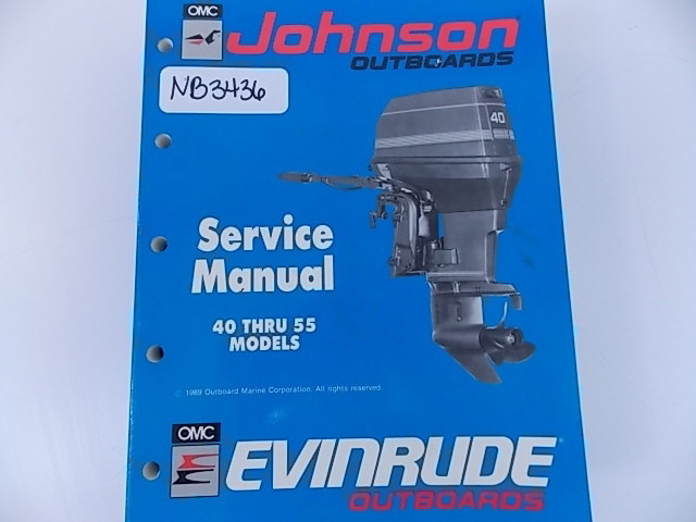 Johnson Evinrude Service Manual 40 through 55 1990 507872