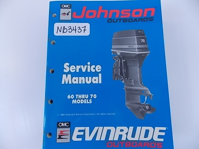 Johnson Evinrude Service Manual 60 through 70 Models 1990 507873
