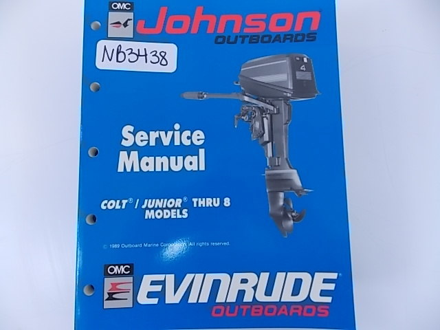 Johnson Evinrude Service Manual Colt Junior Through 8 Models 1990 507870