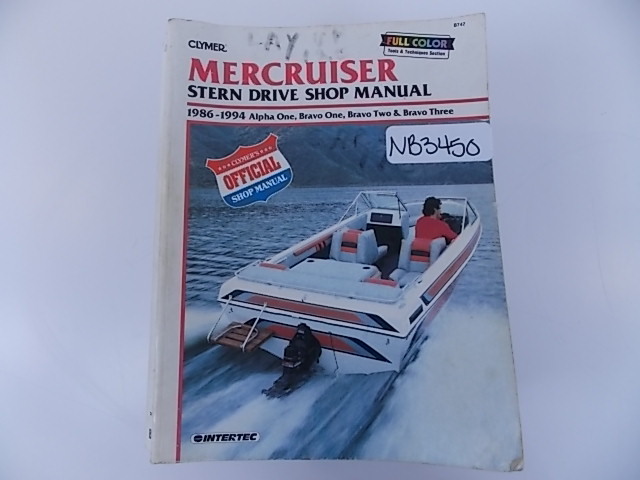 Mercruiser Stern Drive Shop Manual 1986-1994 B742
