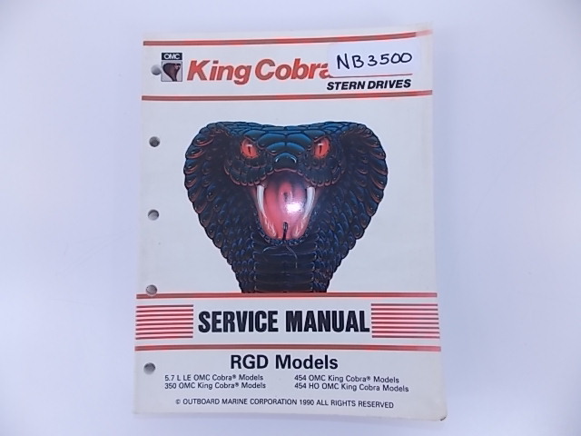 1990 King Cobra Stern Drive service manual