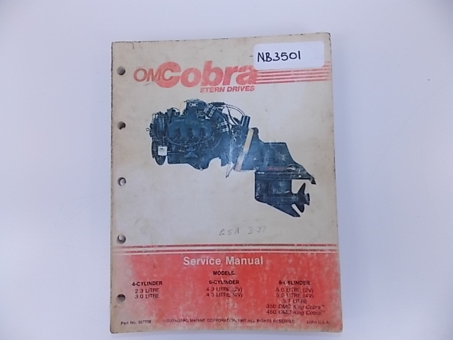 1987 OMC Cobra Stern Drives Service Manual