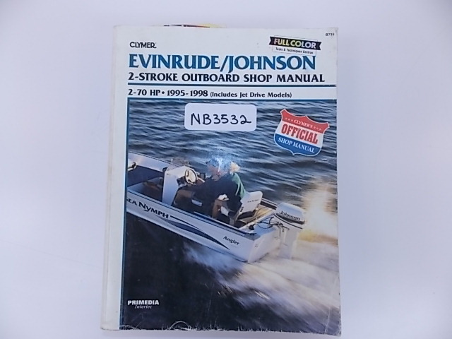 Evinrude Johnson 2 Stroke Outboard Shop Manual 2 - 70 Hp 1995-1998