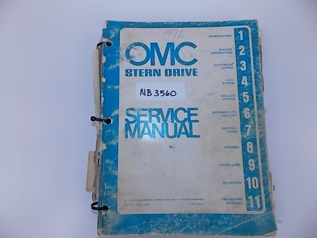 OMC Stern Drive Service Manual 981313