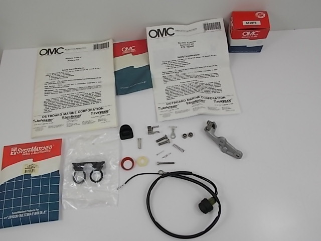 OMC Remote Control  Adapter Kit  9.9 15HP 1986-92 MISSING SHIFT CONNECTOR 398032