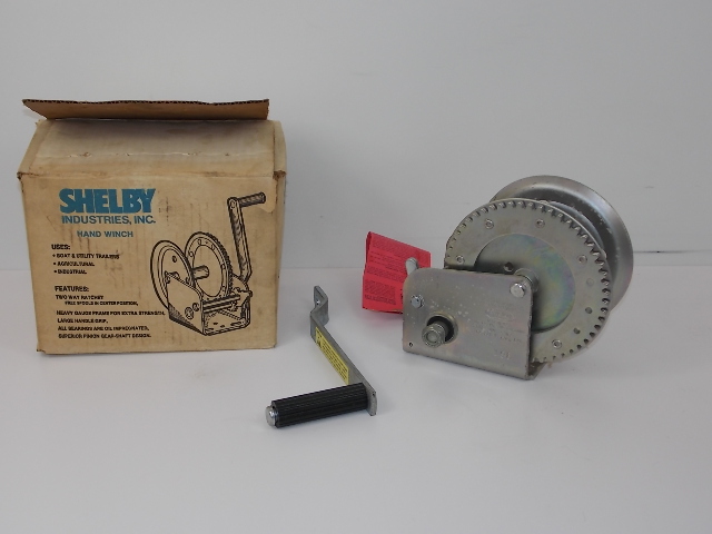 NEW Shelby Industries, Inc. Hand Winch Model Number 5407 1700 LBS