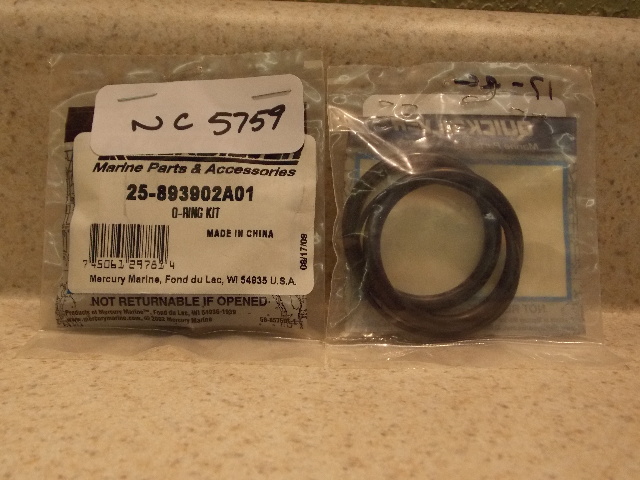 New Mercury Quicksilver Power Trim O-Ring Kit 25-893902A01 2006-2010
