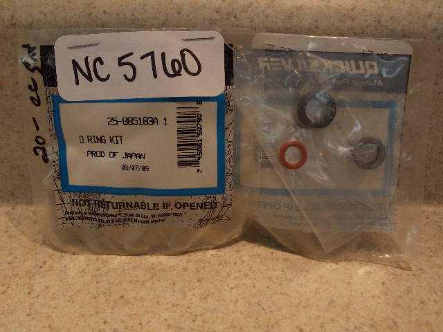 New Mercury Quicksilver O-Ring Kit 25-885183A1 25-885183A 1 2001-2006