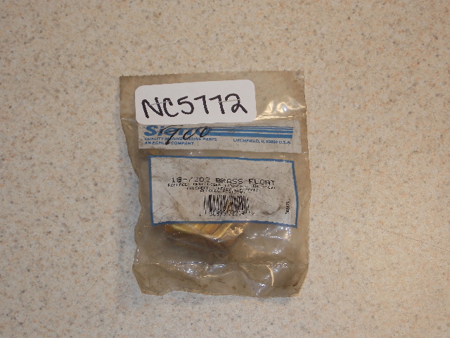 New Sierra Brass Float 18-7202 replaces Mercruiser 1397-5837 3302-9031