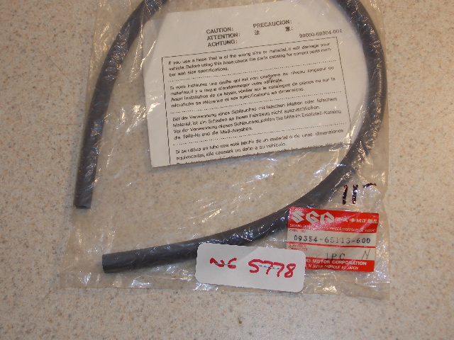 NEW Suzuki Hose 09354-65113-600 Replaces OMC 5030126