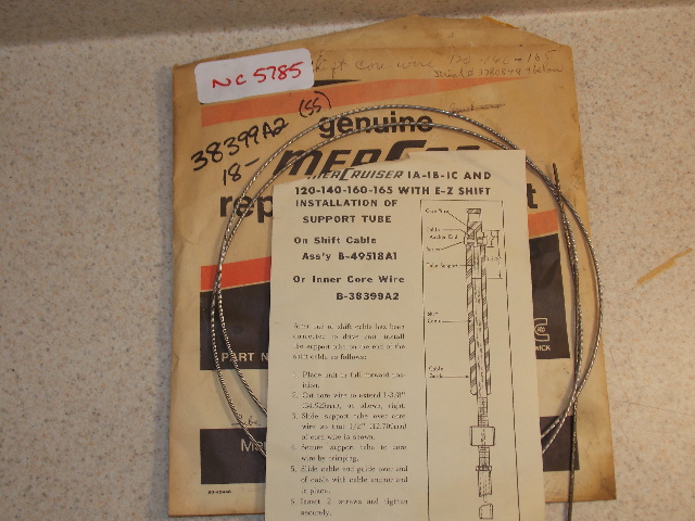 NEW Mercury Quicksilver Inner Shift Core wire 38399A2
