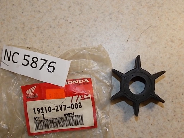 NEW Honda Pump Impeller 19210-ZV7-003 2007 & Older BF 25 & 30 HP