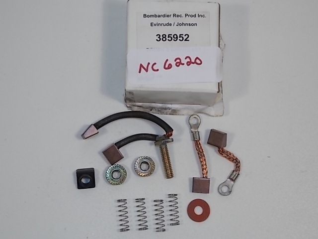 NEW Johnson Evinrude Brush & Spring Set 385952 1973-2012 9.9 - 300HP