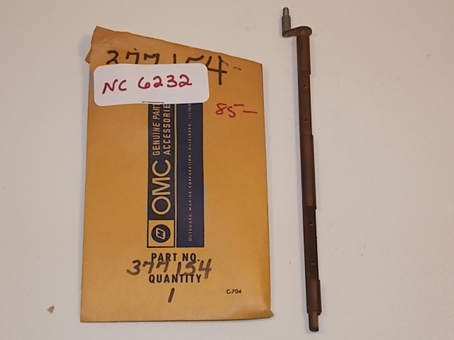 NEW Johnson Evinrude Brass Shaft 377154 possibly for late 1950's or 1960's model