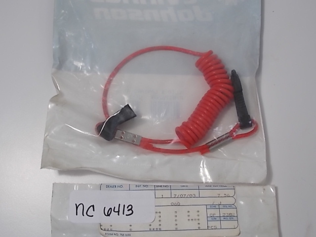 New Johnson Evinrude OMC Clip & Lanyard 176288 1996-2012 40 50 65 125 150 200 HP