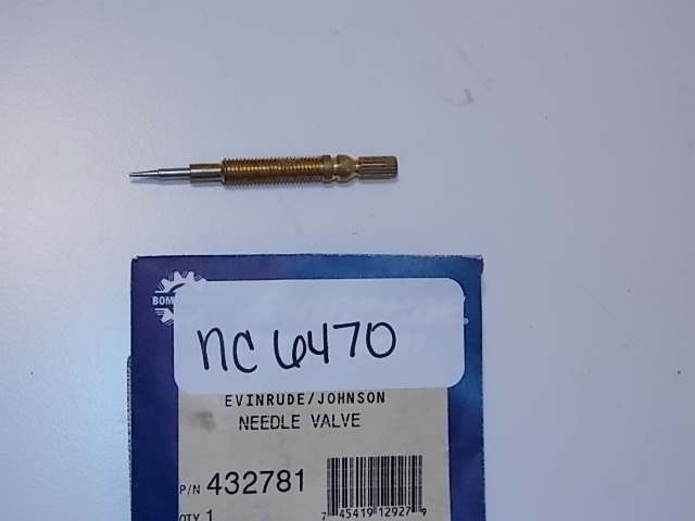 New Johnson Evinrude Needle Valve 432781