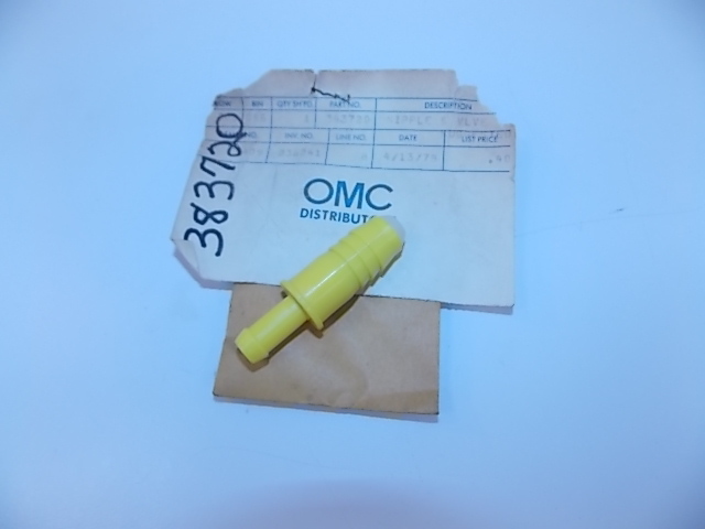 New Johnson Evinrude OMC Nipple Valve 383720 1972 - 2005
