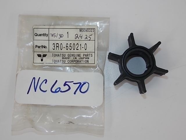 NEW Nissan Tohatsu Water Pump Impeller 3R0-65021-0 2002 & earlier-2014 25 30 HP