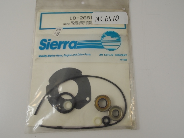 NEW Sierra Gear Housing Seal Kit 18-2681 replaces Johnson Evinrude 1968-79 6 HP