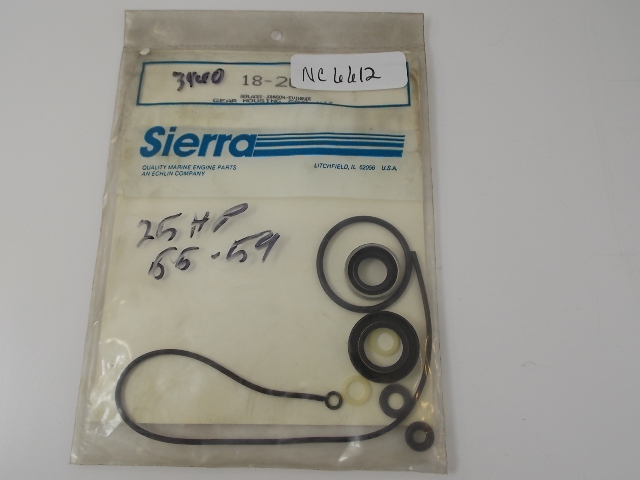 NEW Sierra Gear Housing Seal Kit 18-2686 replaces Johnson Evinrude 1955-73 25-40