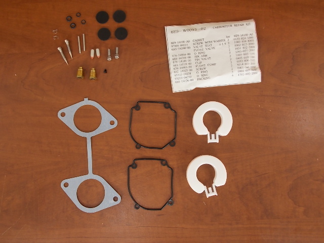 NEW Yamaha Mariner Carburetor Repair Kit 6E9-W0093-02-00 1990-1994 40 HP