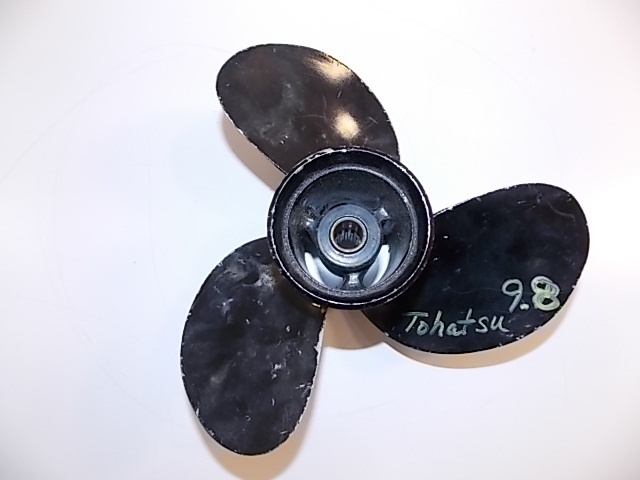 Tohatsu Aluminum 3 Blade Propeller 7.5 Pitch 9.8HP