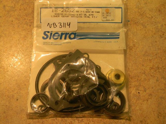 Sierra Lower Gear Housing Seal Kit Replaces Mercury