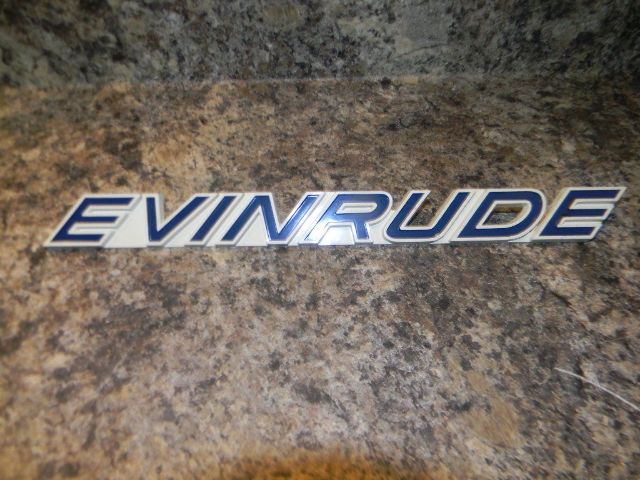 Evinrude Hood Emblem Applique 1971 & 1972 40 50 60 85 100 125 HP