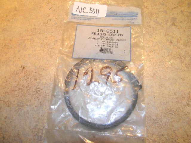 Sierra Rewind spring replaces OMC 1968 - 1994 1995 1996 2 & 4 & 4.5 HP