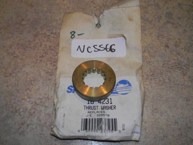 Sierra Spacer Prop Nut Replaces OMC 1976 - 2002 2003 2004 2005 2006 2007